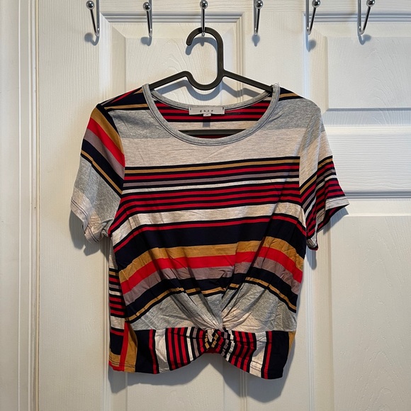 gaze Tops - SOLD Gaze striped crop top